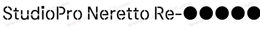 StudioPro Neretto Re字体转换